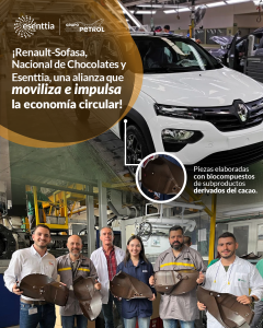 Choco Project: Una alianza entre Renault, Compañía Nacional de Chocolates y Esenttia que revoluciona la movilidad sostenible en Latinoamérica